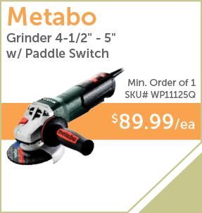 PaulB Wholesale - WP11125Q - Metabo Grinder 4-1/2