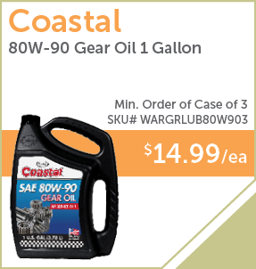 PaulB Wholesale - WARGRLUB80W903 - Coastal 80W-90 Gear Oil 1 Gallon - Min Order of Case of 3 - $14.99/ea
